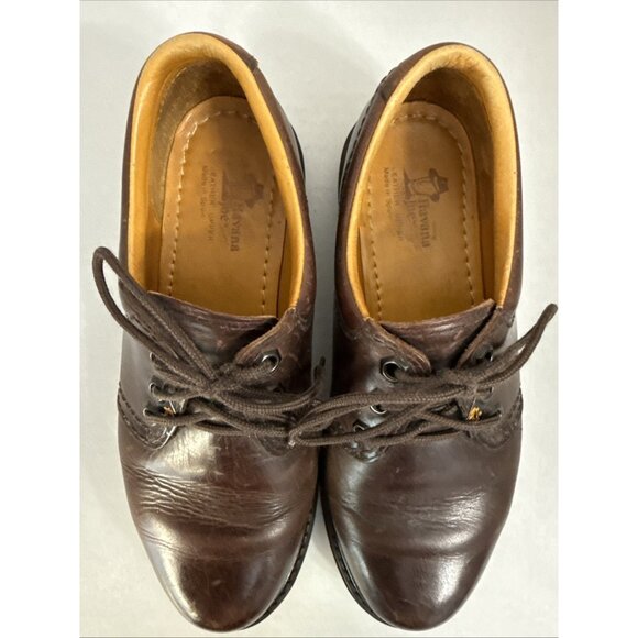 Havana Joe Men's Leather Shoes Low Derby Oxford Size 40 EU 9 US Brown Lace Up - Picture 2 of 12